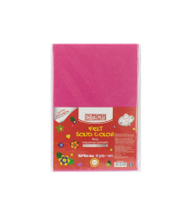 Fetru autoadeziv, 20x30cm, 180g/m2, roz, 5 foi, MAXI
